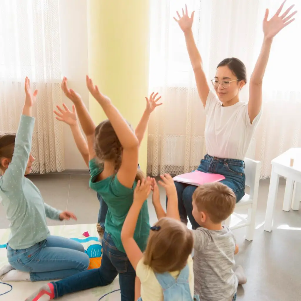Enfants dans notre garderie subventionnée à Gatineau